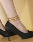 Fashion Gold Color Multi-layer Chain Anklets