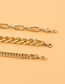 Fashion Gold Color Multi-layer Chain Anklets