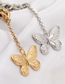 Fashion gold color Butterfly Chain Bracelet