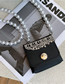Fashion Black Mini Pearl Chain Crossbody Bag