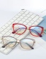 Fashion 6 Gray/anti-blue Light Metal Round Frame Anti-blue Glasses