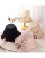 Fashion Pink Cotton Fisherman Hat With Bow