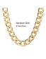 Fashion 10# Thick Chain Necklace