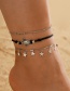 Fashion Silver Geometric Five-pointed Star Tortoise Anklet Set