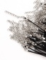 Fashion Black Geometric Leather Cord Necklace (single)