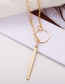 Fashion Silver Metal Ring Short Necklace