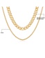 Fashion Golden Thick Chain Double Necklace