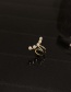 Fashion Golden Pearl Ear Bone Clip Single