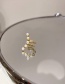 Fashion Golden Pearl Ear Bone Clip Single