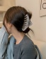 Fashion Black And White Grid Grabbing Clip-ingot Lattice Acrylic Hair Scratch