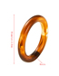 Fashion Mixed Color Suit Four Sets Of Solid Color Resin Rings