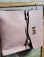 Fashion Pink Pu Bowknot Backpack