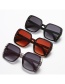 Fashion Dou Hua Double Tea Square Candy-colored Sunglasses