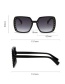 Fashion Through Gray Double Gray Square Candy-colored Sunglasses