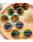 Fashion Yellow Children's Polarized Round Frame Sunglasses