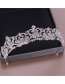 Fashion Silver Color Crown Rhinestone Crystal Headband