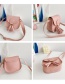Fashion Pink Fringed Solid Color Flap Crossbody Bag
