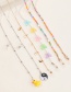 Fashion Duck Mixed Color Rice Bead Glasses Chain