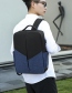 Fashion Gray Three-piece Large-capacity Backpack