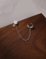 Fashion Silver Color Shell Flower Earrings Ear Bone Clip Integrated
