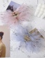 Fashion Floral Blue Bowknot Organza Polka Dot Floral Hair Scratch
