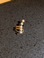 Fashion Gold Color Pearl Ear Bone Clip Single