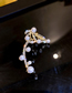 Fashion Gold Color Pearl And Diamond Butterfly Ear Clip Single