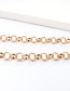 Fashion Gold Color Metal Thick Chain Necklace