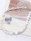 Fashion White Pearl Rhinestone Necklace