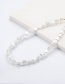 Fashion White Pearl Rhinestone Necklace