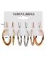 Fashion Suit Circle Ear Ring Set