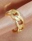 Fashion Imitation Gold Copper C-shaped Non-hole Ear Bone Clip