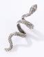 Fashion 32# Alloy Geometric Oil Drip Snake Ring