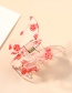 Fashion Flower Clip-butterfly Red Butterfly Flower Fruit Acetate Hair Scratch