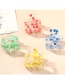 Fashion Flower Clip-small Square Yellow Plate Hair Fruit Flower Catch Folder