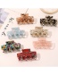 Fashion Acetate Crab Hairpin-camouflage Color Acetate Hair Clip