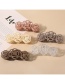 Fashion Frosted Deep Coffee Rose Large Plate Hair Clip