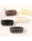 Fashion Transparent Coffee Color Fence Hollow Spray Paint Grab Clip Large