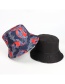 Fashion Colorful Tie-dye Cashew Flower Fruit Print Leaf Sun Hat