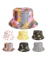 Fashion Cashew Flower Color Matching Fruit Cashew Flower Print Fisherman Hat