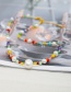 Fashion Color Pearl Rainbow Rice Bead Necklace