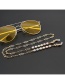 Fashion White Stainless Steel Chain Pearl Glasses Chain