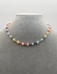 Fashion Color Pearl Rice Bead Braided Necklace