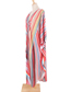 Fashion Color Bar Color Striped Zebra Print Sunscreen Blouse
