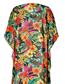 Fashion Color Printed Blouse Sunscreen Skirt