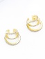 Fashion Gold-single Multi-ring Pearl Ear Bone Clip