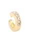 Fashion White-single Alloy Diamond C-shaped Ear Bone Clip