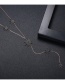 Fashion 18k Star-shaped Copper Inlaid Zirconium Necklace