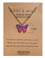 Fashion 5# Alloy Butterfly Necklace