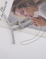 Fashion Silver Tassel Chain Metal Hair Grab